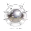 mirrorball tattoo design idea