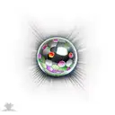 mirrorball tattoo design idea