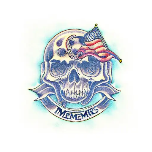 die with memories, not dreams tattoo design idea