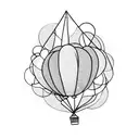 balloon  tattoo design idea