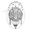 balloon  tattoo design idea