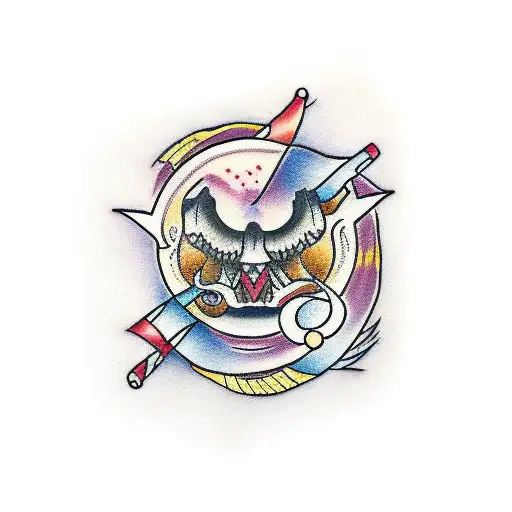 Song lyric tattoo design idea