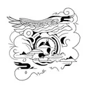 Song lyric tattoo design idea