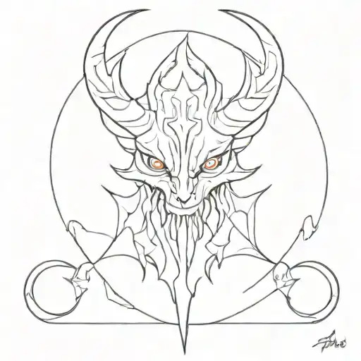 diablo tattoo design idea