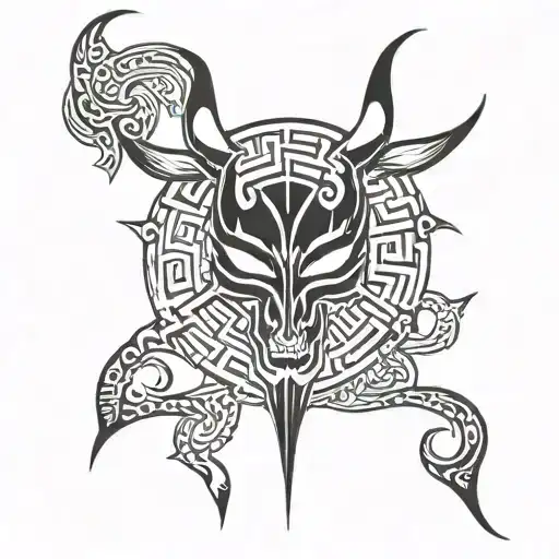 devil tattoo design idea