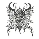 devil tattoo design idea