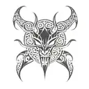 devil tattoo design idea