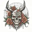 trading graph transformed tattoo design idea