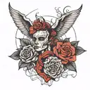 trading graph transformed tattoo design idea