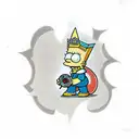 bart Simpson  tattoo design idea
