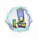 bart Simpson  tattoo design idea