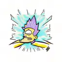 bart Simpson  tattoo design idea