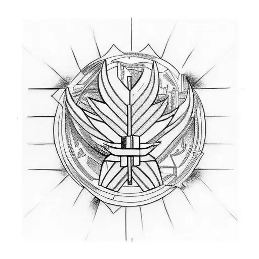 biblical tattoo design idea