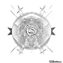 biblical tattoo design idea