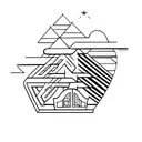 architecture tattoo design idea
