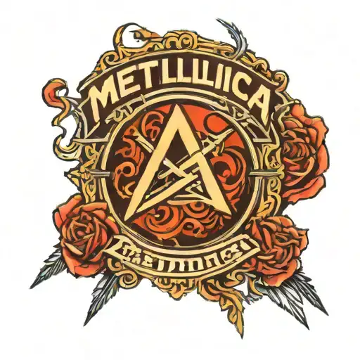 Metallica logo tattoo design idea