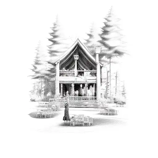 reminder of our first date in the last night of autumn tattoo design idea