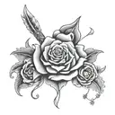 fickle fortune tattoo design idea