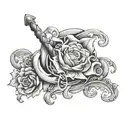 fickle fortune tattoo design idea