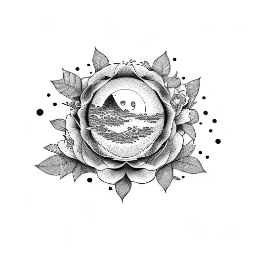a journey of emotional healing, blossoming abundance, self-empowerment, and creative expression tattoo design idea