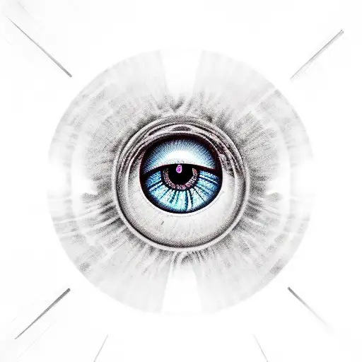 eye, planets, flowers, sound waveforms (saw, triangle, sine, square), tattoo tattoo design idea