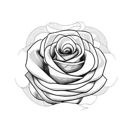 cancer zodiac and white roses tattoo design idea