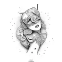 nude pin up tattoo design idea