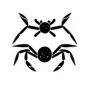 cancer zodiac symbol with crab tattoo design idea