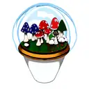 cottagecore mushroom tattoo design idea
