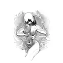 nude pin up tattoo design idea