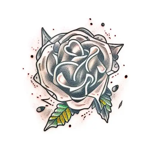 dried oregano tattoo design idea