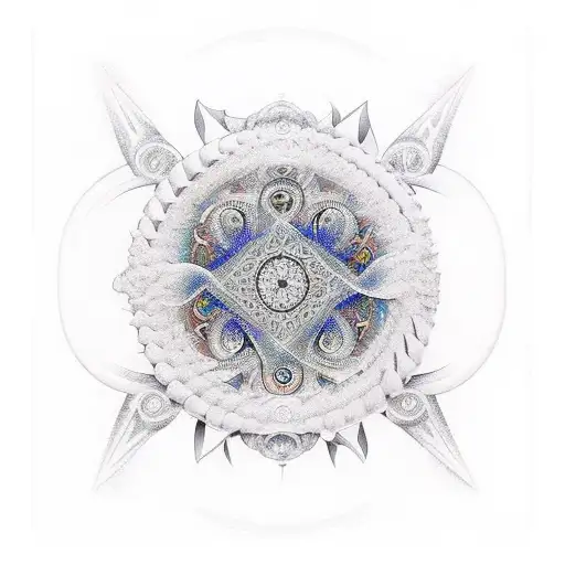 mind, soul and body; energies and light; meditation; and consciousness tattoo design idea