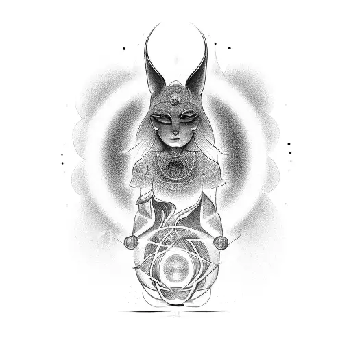 mind, soul and body; energies and light; meditation; and consciousness tattoo design idea