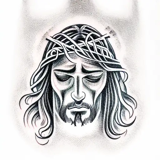 jesus tattoo on forearmwip by graynd on DeviantArt