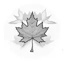 Maple Leaf tattoo design idea
