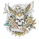 motivational tattoo design idea