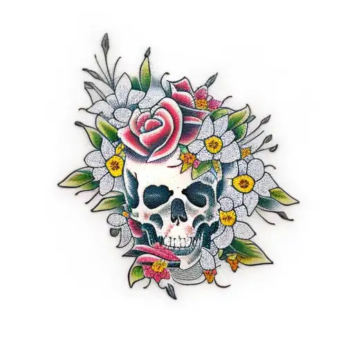 rose of death - Flower Tattoos - Last Sparrow Tattoo