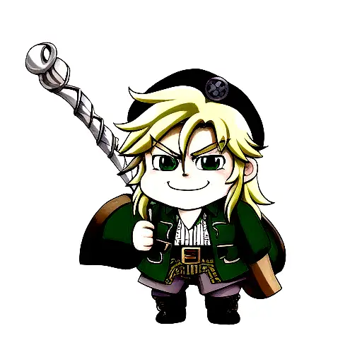 leprechaun viking tattoo design idea