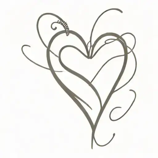 heart with zipper to symbolize my moms open heart surgery  tattoo design idea