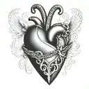 heart with zipper to symbolize my moms open heart surgery  tattoo design idea