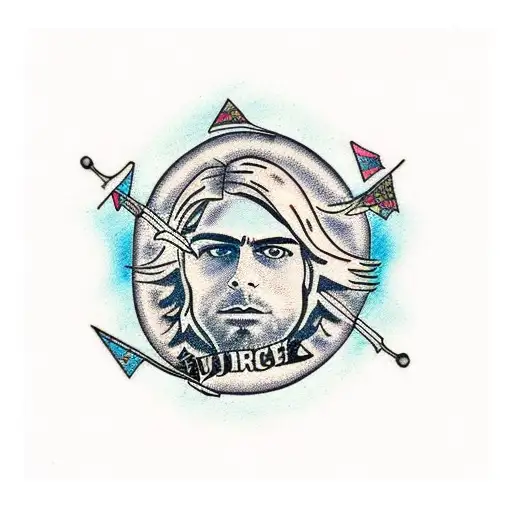 kurt cobain tattoo design idea