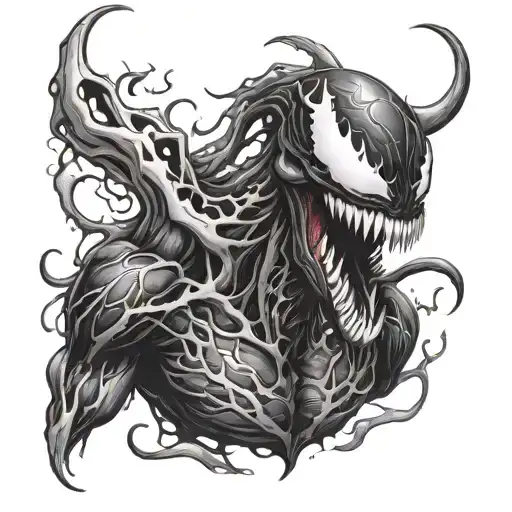 venom carnage tattoo design idea