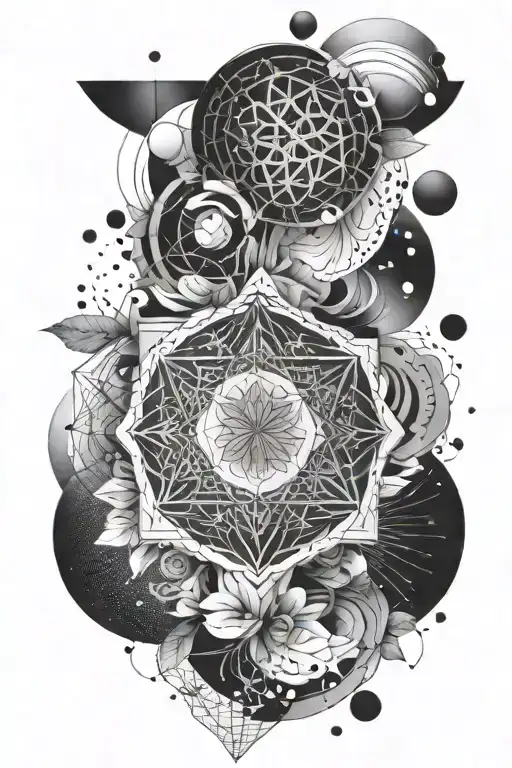 sacred geometry symbologies half sleeve tattoo design tattoo design idea