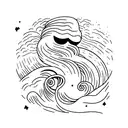 "This too shall pass" wave tattoo design idea