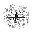 "This too shall pass" wave tattoo design idea