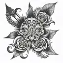 write "Dave O tattoo design idea
