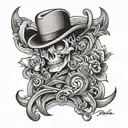 write "Dave O tattoo design idea