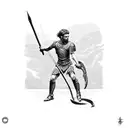 David slaying Goliath tattoo design idea