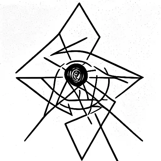 techno rave life tattoo design idea