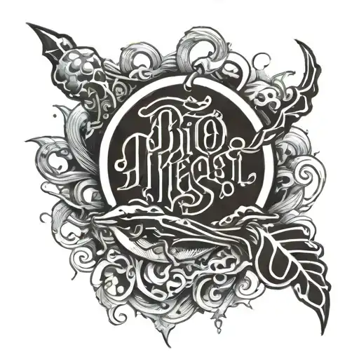 bio meat new blood tattoo design idea